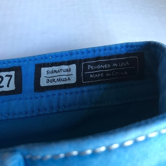 Miss Me Bermuda Pacific Blue Embellished Shorts - Picture 5 of 12